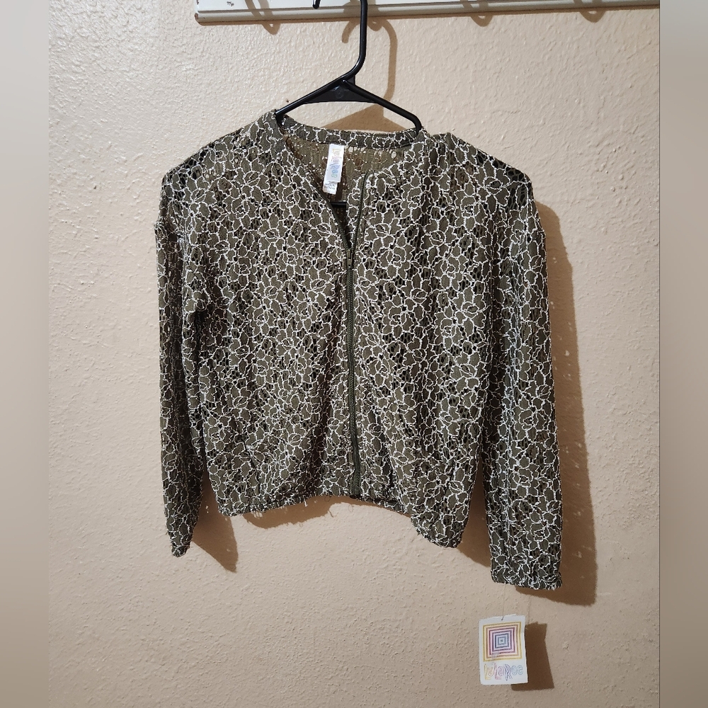 NWT Girls Lularoe Size 12 Monroe Jacket  Bust 34"  B35  BY